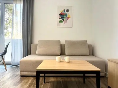 Część wypoczynkowa w obiekcie Przyjaźni 16 Apt 26 - Self Check-In 20h - Lift