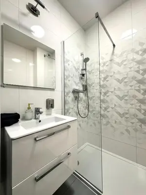 Łazienka w obiekcie Przyjaźni 16 Apt 26 - Self Check-In 20h - Lift