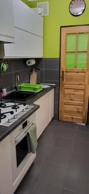Kuchnia lub aneks kuchenny w obiekcie AMJ Apartament
