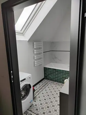 Łazienka w obiekcie Apartament Jak w banku II
