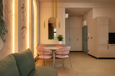 Część wypoczynkowa w obiekcie Hugo4You Apartments