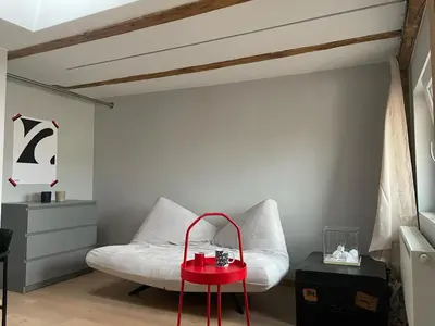 Część wypoczynkowa w obiekcie SKYVIEW Apartment
