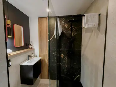 Łazienka w obiekcie Salonik pod Książem by Liberta Rent