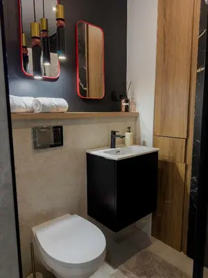 Łazienka w obiekcie Salonik pod Książem by Liberta Rent