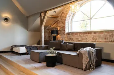 Część wypoczynkowa w obiekcie Apartamenty Old House Casino Koszarowa 1