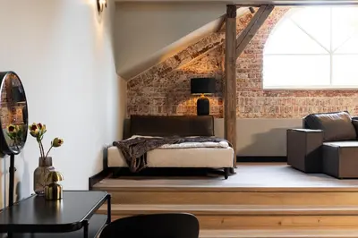 Część wypoczynkowa w obiekcie Apartamenty Old House Casino Koszarowa 1