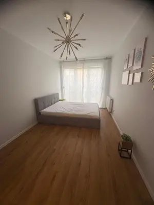 Łóżko lub łóżka w pokoju w obiekcie Apartament 3pokojowy Lipa Piotrowska