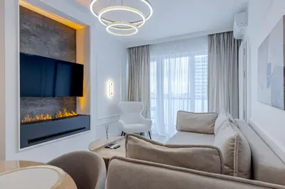 Część wypoczynkowa w obiekcie Crystal River Apartment