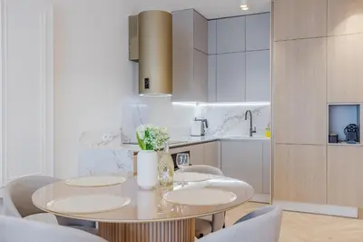 Kuchnia lub aneks kuchenny w obiekcie Crystal River Apartment