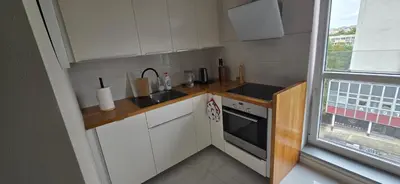 Kuchnia lub aneks kuchenny w obiekcie Apartament z widokiem na Sky Tower