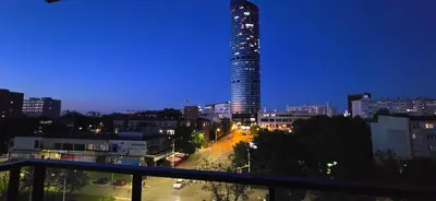 Widok na miasto Wrocław z tego apartamentu