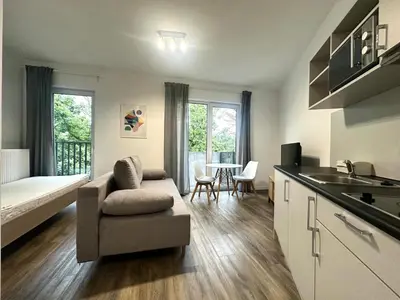Kuchnia lub aneks kuchenny w obiekcie Przyjaźni 16 Apt 27 - Self Check-In 20h - Lift