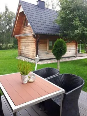 Ogród w obiekcie Domki z bali Polanica-Zdrój