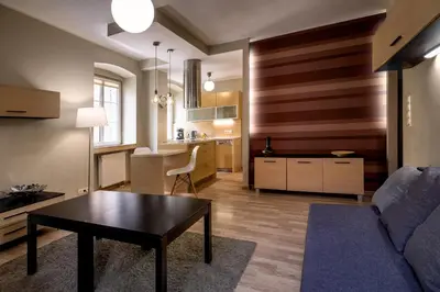 Część wypoczynkowa w obiekcie RentPlanet - Apartament Więzienna