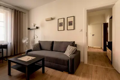 Część wypoczynkowa w obiekcie RentPlanet - Apartament Świdnicka