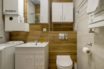 Łazienka w obiekcie RentPlanet - Apartament Świdnicka