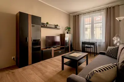 Część wypoczynkowa w obiekcie RentPlanet - Apartament Świdnicka