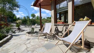 Balkon lub taras w obiekcie Pokój u Anity