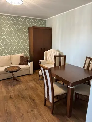 Część wypoczynkowa w obiekcie Eleganckie mieszkanie w centrum Wrocławia
