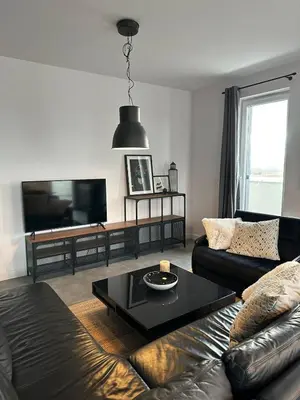 Telewizja i/lub zestaw kina domowego w obiekcie Apartment z tarasem