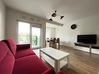 Telewizja i/lub zestaw kina domowego w obiekcie Apartament 60