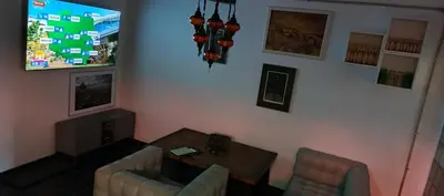 Telewizja i/lub zestaw kina domowego w obiekcie Na Rynku