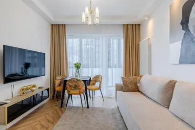 Telewizja i/lub zestaw kina domowego w obiekcie Apartament Cavalli