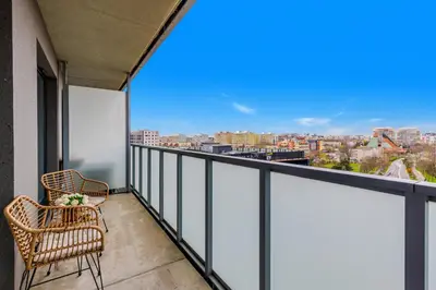 Balkon lub taras w obiekcie Apartament Cavalli
