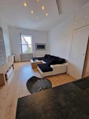 Część wypoczynkowa w obiekcie Przytulny apartament z widokiem na Rynek