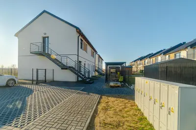 Budynek, w którym mieści się apartament