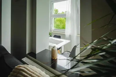 Część wypoczynkowa w obiekcie Słoneczny Apartament