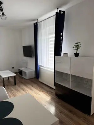 Telewizja i/lub zestaw kina domowego w obiekcie Apartament u Gąbki