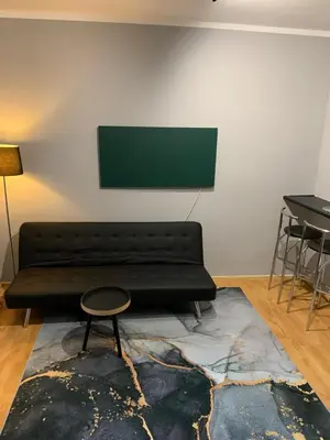 Część wypoczynkowa w obiekcie Przytulne Studio Góry Sowie