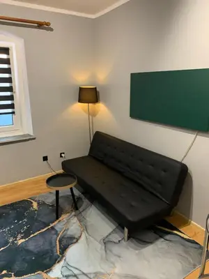 Część wypoczynkowa w obiekcie Przytulne Studio Góry Sowie