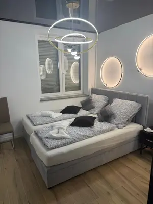 Łóżko lub łóżka w pokoju w obiekcie Sapore Dream STUDIO 3