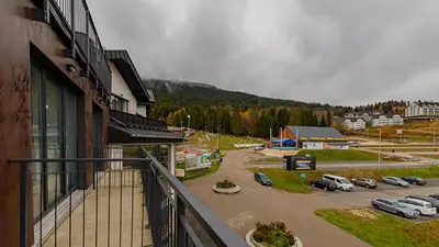 Widok na góry z tego apartamentu