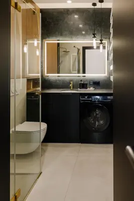 Łazienka w obiekcie NeroLux Apartment