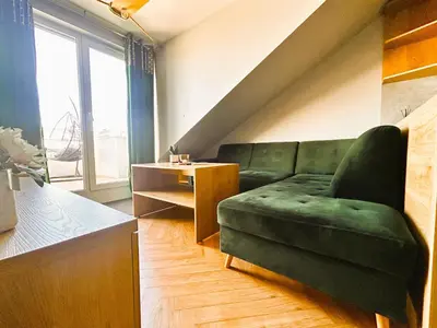 Część wypoczynkowa w obiekcie Apartament Słoneczny 15