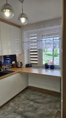 Kuchnia lub aneks kuchenny w obiekcie Marel-Apartament Szafir Polanica Zdrój centrum