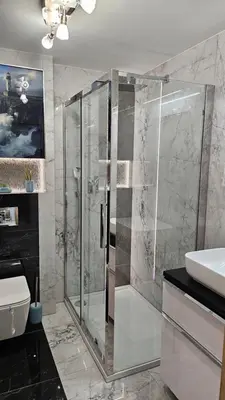 Łazienka w obiekcie Marel-Apartament Szafir Polanica Zdrój centrum
