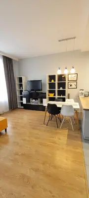Telewizja i/lub zestaw kina domowego w obiekcie Apartament Magnolia