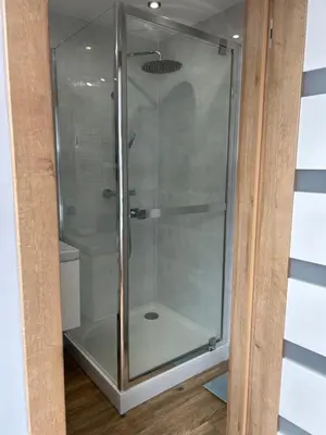 Łazienka w obiekcie Apartament Podzamcze Blankowa