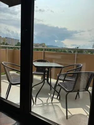 Balkon lub taras w obiekcie Apartament Podzamcze Blankowa