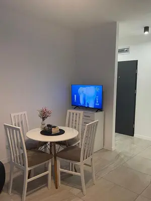 Telewizja i/lub zestaw kina domowego w obiekcie Apartament 4 Wolności