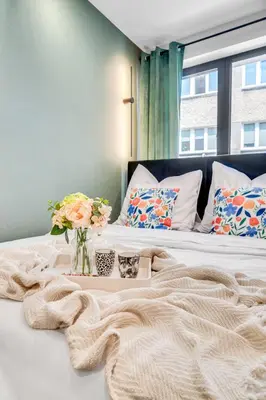 Część wypoczynkowa w obiekcie Muzealna City Stay