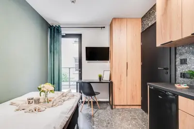 Kuchnia lub aneks kuchenny w obiekcie Muzealna Business Rooms