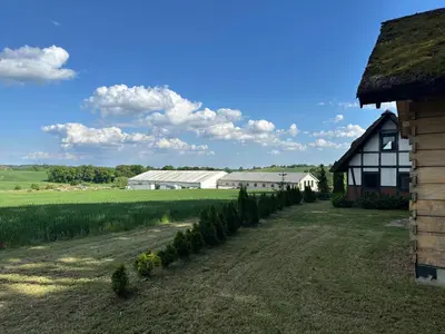 Ogród w obiekcie Domki Machnice