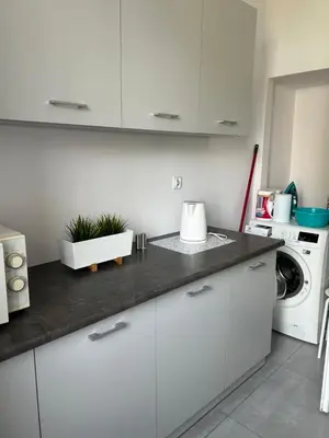 Kuchnia lub aneks kuchenny w obiekcie Apartament Piastowska