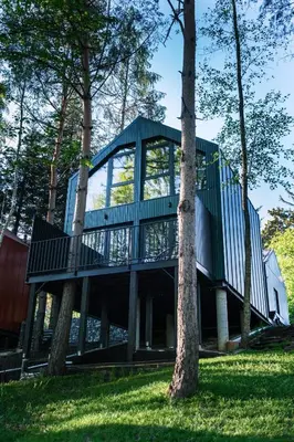 Ogród w obiekcie Strøme