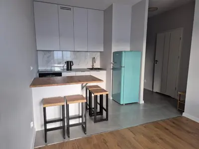 Kuchnia lub aneks kuchenny w obiekcie Apartamenty Kępa Mieszczańska